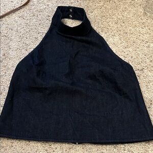 Denim Halter Top